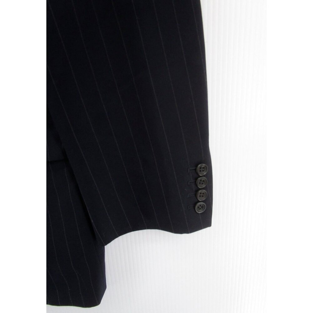 Paul Stuart Sport Coat 40 Blazer Pinstriped Business Jacket Preppy - Picture 3 of 12